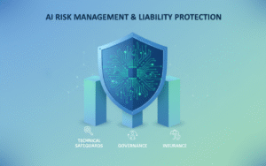 AI risk management and liability protection for businesses with technical safeguards, governance, and insurance coverage