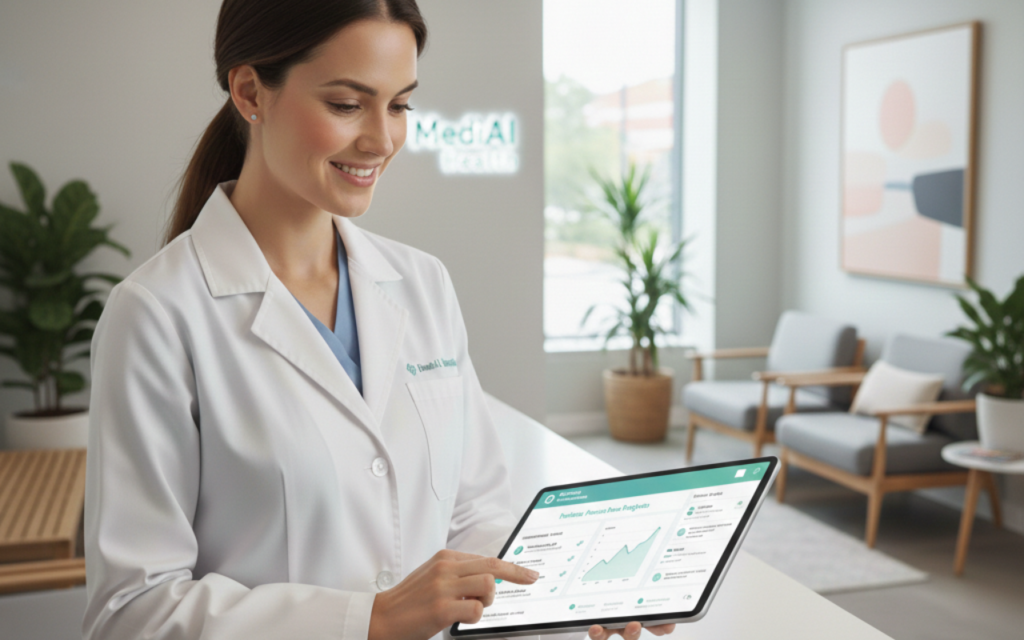 Small medical practice using AI in Health-IT to manage patient care and operations