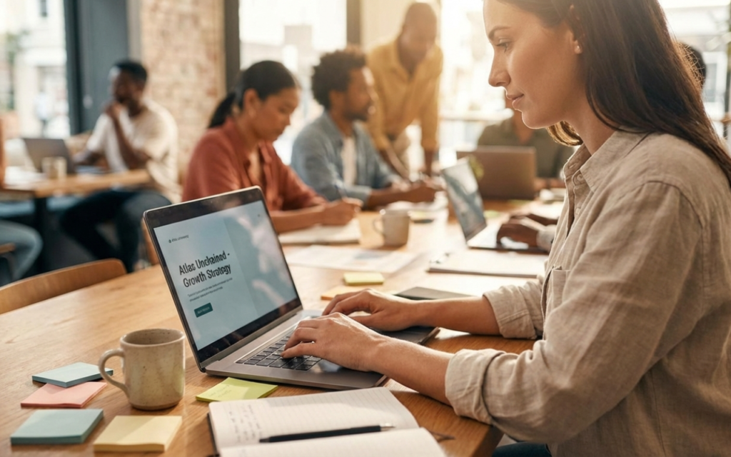 Entrepreneur growing influence authentically through digital marketing and real-world business strategy